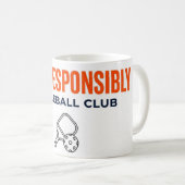 Classic Pickleball Mug - Dink Responsibly Club コーヒーマグカップ (正面右)