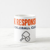 Classic Pickleball Mug - Dink Responsibly Club コーヒーマグカップ (中央)