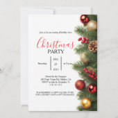 Classic Pine Company Christmas Party Invitation 招待状 (正面)