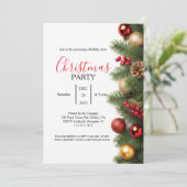 Classic Pine Company Christmas Party Invitation 招待状 (スタンド正面)