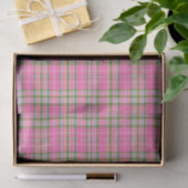 Classic Pink & Green Tartan Plaid 薄葉紙 (ギフト)