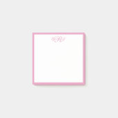 Classic Pink Monogram ポストイット (正面)