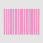 Classic Pink White Stripe Pattern 薄葉紙 (正面)