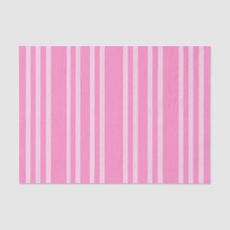 Classic Pink White Stripe Pattern 薄葉紙