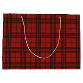 Classic Plaid Merry Christmas Festive -  ラージペーパーバッグ (裏面)