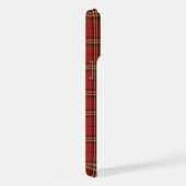 Classic Plaid Merry Christmas Festive -  iPhoneケース (右側面)