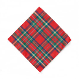 Classic Plaid Red Blue Green Bandana バンダナ