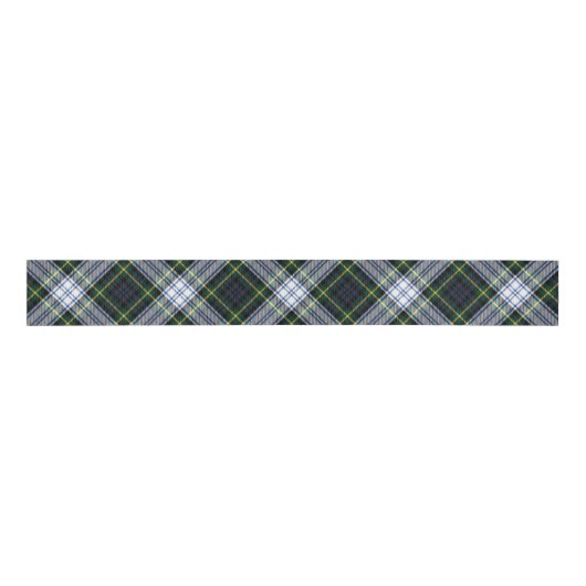 Classic Plaid Rustic Gordon Check Tartan グログランリボン (正面)