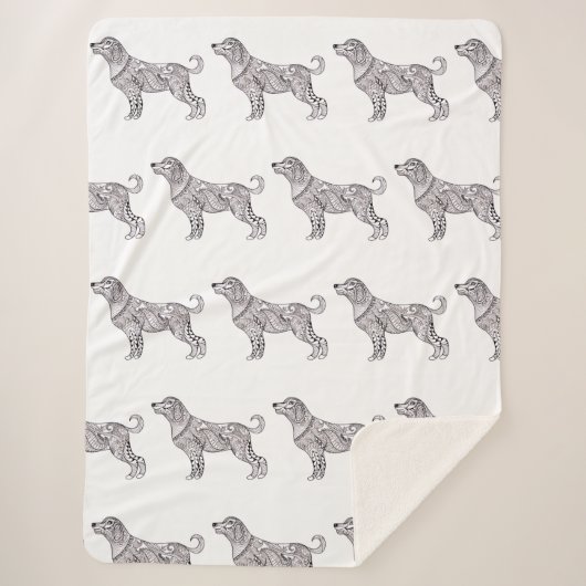 Classic Plaid Sherpa Blanket シェルパブランケット (正面)