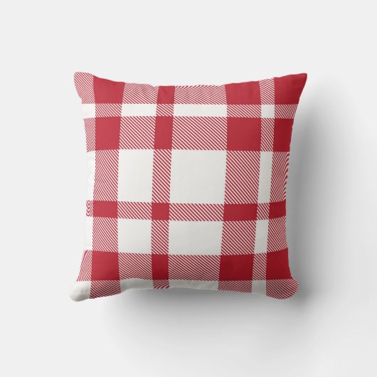 Classic Plaid Tartan Seamless Pattern. apparel, ar クッション (裏面)