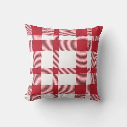 Classic Plaid Tartan Seamless Pattern. apparel, ar クッション (正面)