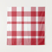 Classic Plaid Tartan Seamless Pattern. apparel, ar タペストリー (正面(横))