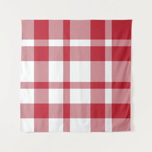 Classic Plaid Tartan Seamless Pattern. apparel, ar タペストリー (正面)