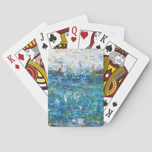 Classic Playing Cards featuring mixed media art トランプ (裏面)