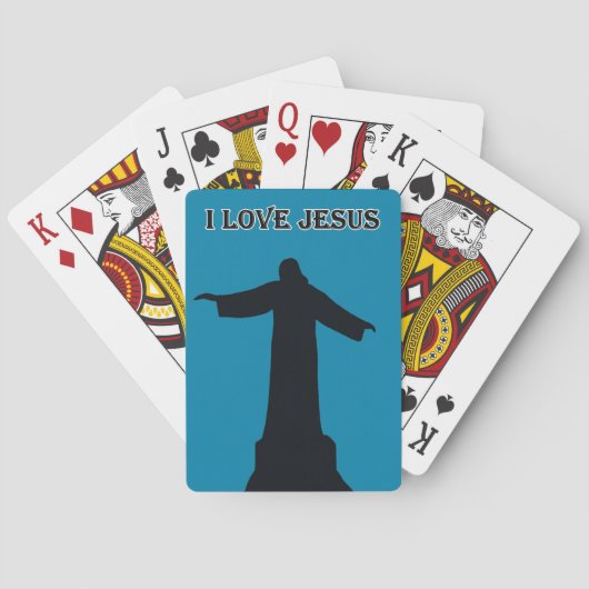 Classic Playing Cards   i love jesus  トランプ (裏面)