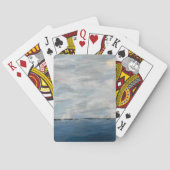 Classic playing cards with beach theme トランプ (裏面)