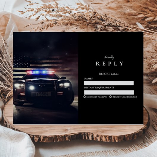 Classic Police Academy Graduation 出欠カード