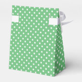 Classic Polka Dot White - Summer Green フェイバーボックス (裏面サイド)