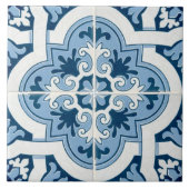 Classic Portuguese  Blue and White Mediterranean P タイル (正面)