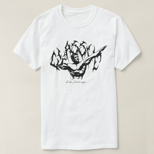 Classic Pose – Vintage Bodybuilder Art Tシャツ (デザイン正面)