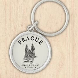 Classic Prague Czech Republic Landscape キーホルダー