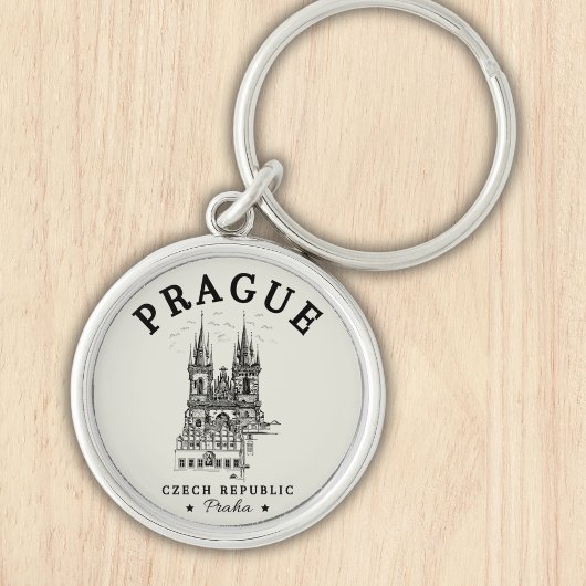 Classic Prague Czech Republic Landscape キーホルダー