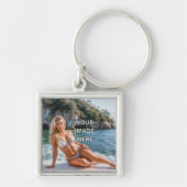 CLASSIC! 🔑 Premium Keychain – Add Image or Text キーホルダー (正面)