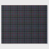Classic Preppy Blue Tartan Plaid Pattern ラッピングペーパー (フラット)