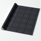 Classic Preppy Blue Tartan Plaid Pattern ラッピングペーパー (アンロールド)