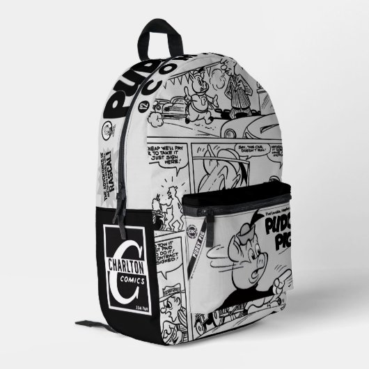 Classic PUDGY PIG Backpack プリントバックパック (裏面左端)