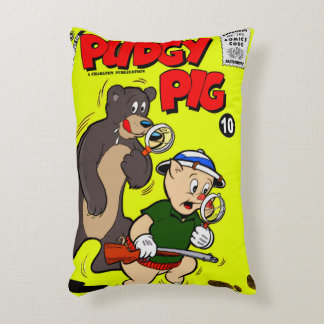 Classic PUDGY PIG Comic Pillow アクセントクッション