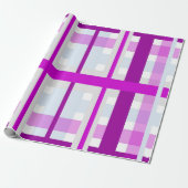 Classic Purple  Rustic Buffalo Plaid  ラッピングペーパー (アンロールド)