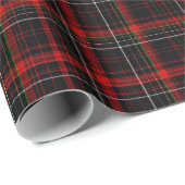 Classic Red and Black Christmas Tartan Plaid ラッピングペーパー (ロールコーナー)