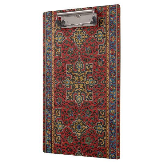 Classic Red and Blue,Persian Rug Carpet Pattern クリップボード (左)