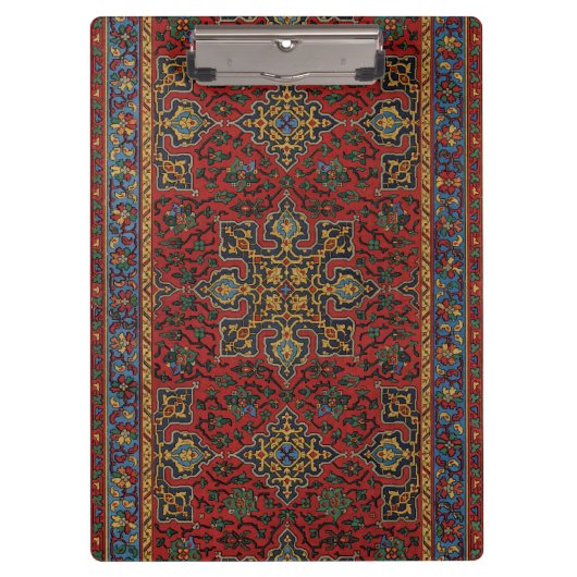 Classic Red and Blue,Persian Rug Carpet Pattern クリップボード (正面)