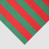 Classic Red and Green Christmas Stripes 薄葉紙 (詳細)