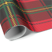 Classic Red and Green Christmas Tartan Plaid ラッピングペーパー (ロールコーナー)