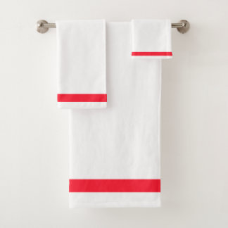 Classic Red Band バスタオルセット