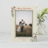 Classic Red Berry Christmas シーズンカード (スタンド正面)