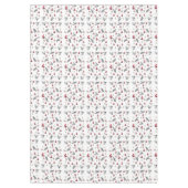 Classic Red Cardinal Pine Christmas Tablecloth  テーブルクロス (正面)