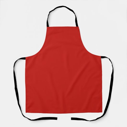 Classic Red Christmas Kitchen Cooking Apron エプロン (正面)