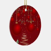 Classic Red Christmas Ornaments Christmas セラミックオーナメント (右)