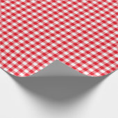 Classic Red Gingham Wrapping Paper ラッピングペーパー (角)