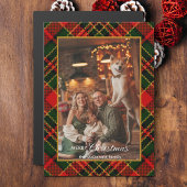 Classic Red, Green, Gold Christmas Plaid 1-Photo