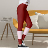 Classic Red Pink Valentine's Day Girlfriend Gift レギンス