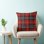Classic Red Plaid Throw Pillow クッション (椅子)
