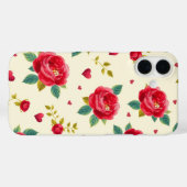 Classic Red Roses iPhone Case Case-Mate iPhoneケース (裏面 (横))
