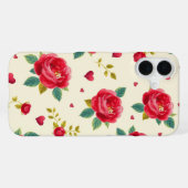 Classic Red Roses iPhone Case iPhoneケース (裏面横)