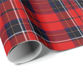 Classic Red Scottish Tartan Seamless Pattern ラッピングペーパー (ロールコーナー)