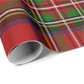 Classic Red Tartan Plaid Wrapping Paper ラッピングペーパー (ロールコーナー)